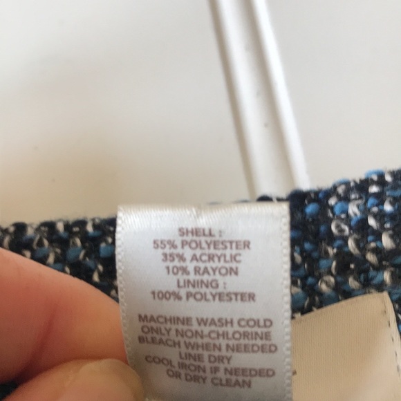 Loft tweed blue skirt - Picture 4 of 7